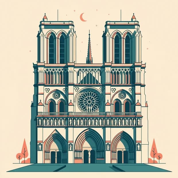 La cathédrale Notre-Dame d'Amiens, illustration
