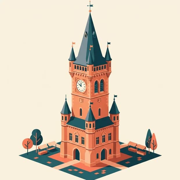 Le beffroi de Béthune, illustration