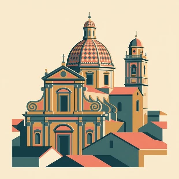La cathédrale Sainte-Réparate à Nice, illustration