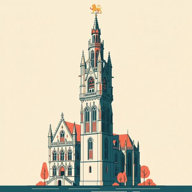 Le beffroi d'Arras, illustration