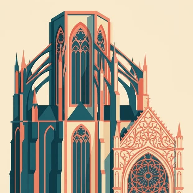 La cathédrale Saint-Pierre de Beauvais, illustration