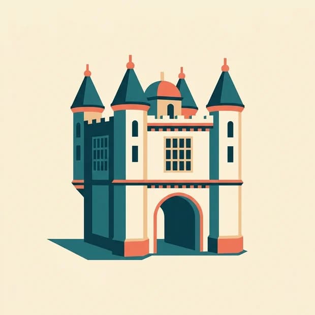 Le château de Bailleul à Condé-sur-l'Escaut, illustration