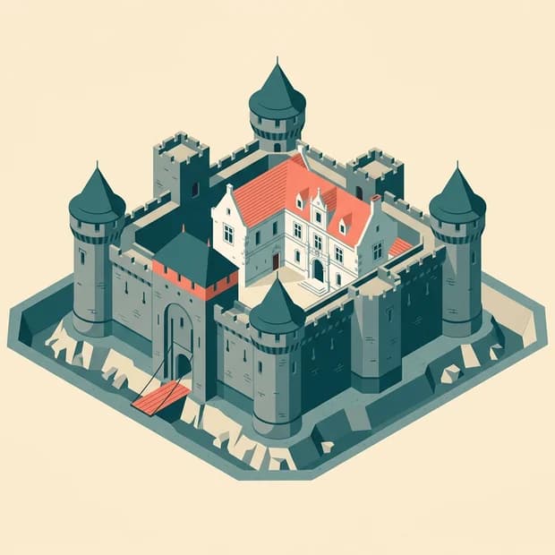 Le château des ducs de Bretagne à Nantes, illustration