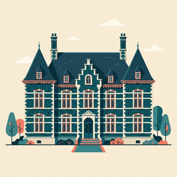 Le château de Flers à Villeneuve-d'Ascq, illustration